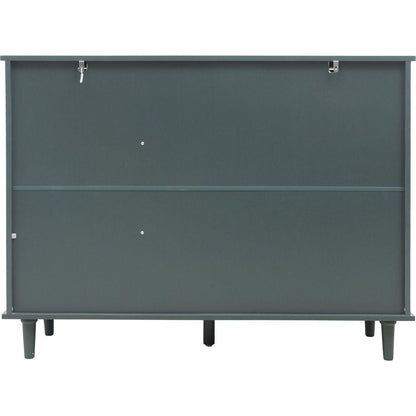 3 Door 3 Drawer Cabinet, American Furniture, Suitable for Bedroom, Living Room, Study