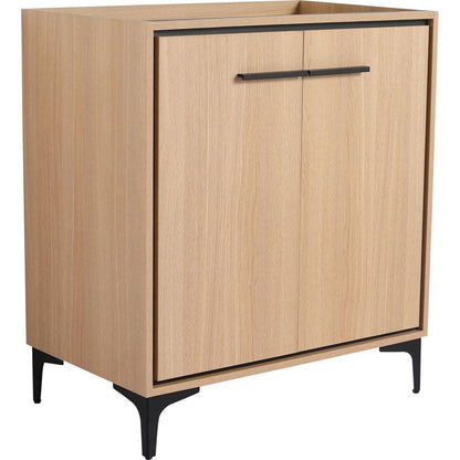 30 Inch Bathroom Vanity Base without basin, Storage Cabinet with Doors, engineering wood