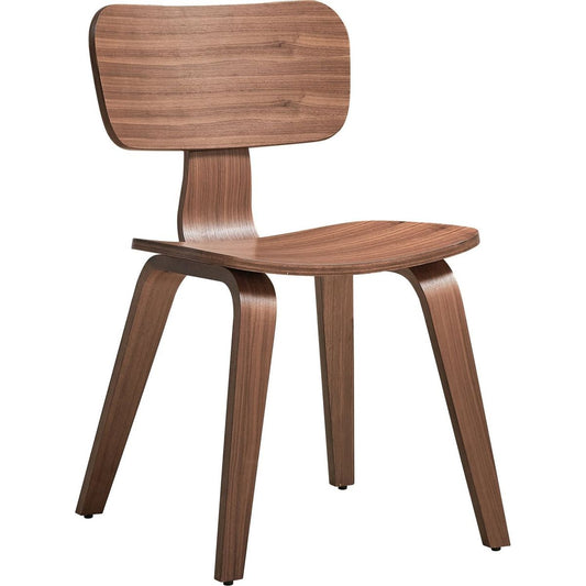 Casson Side Chair (Set-2), Walnut Finish