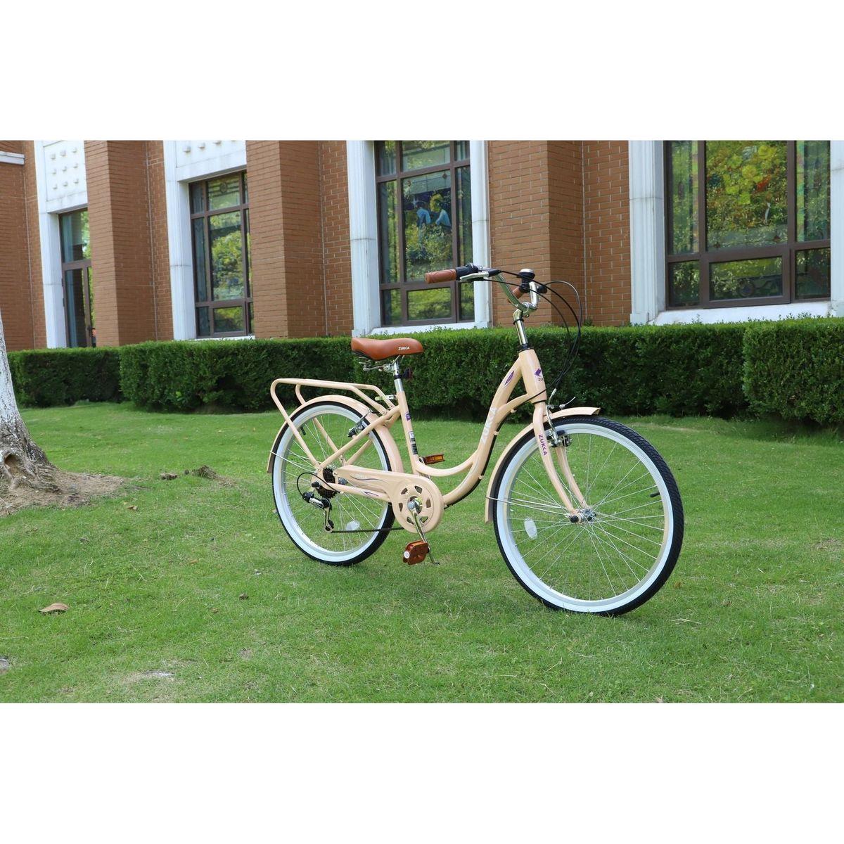 7 Speed, Steel Frame, Multiple Colors 24 Inch Ladies Bicycle