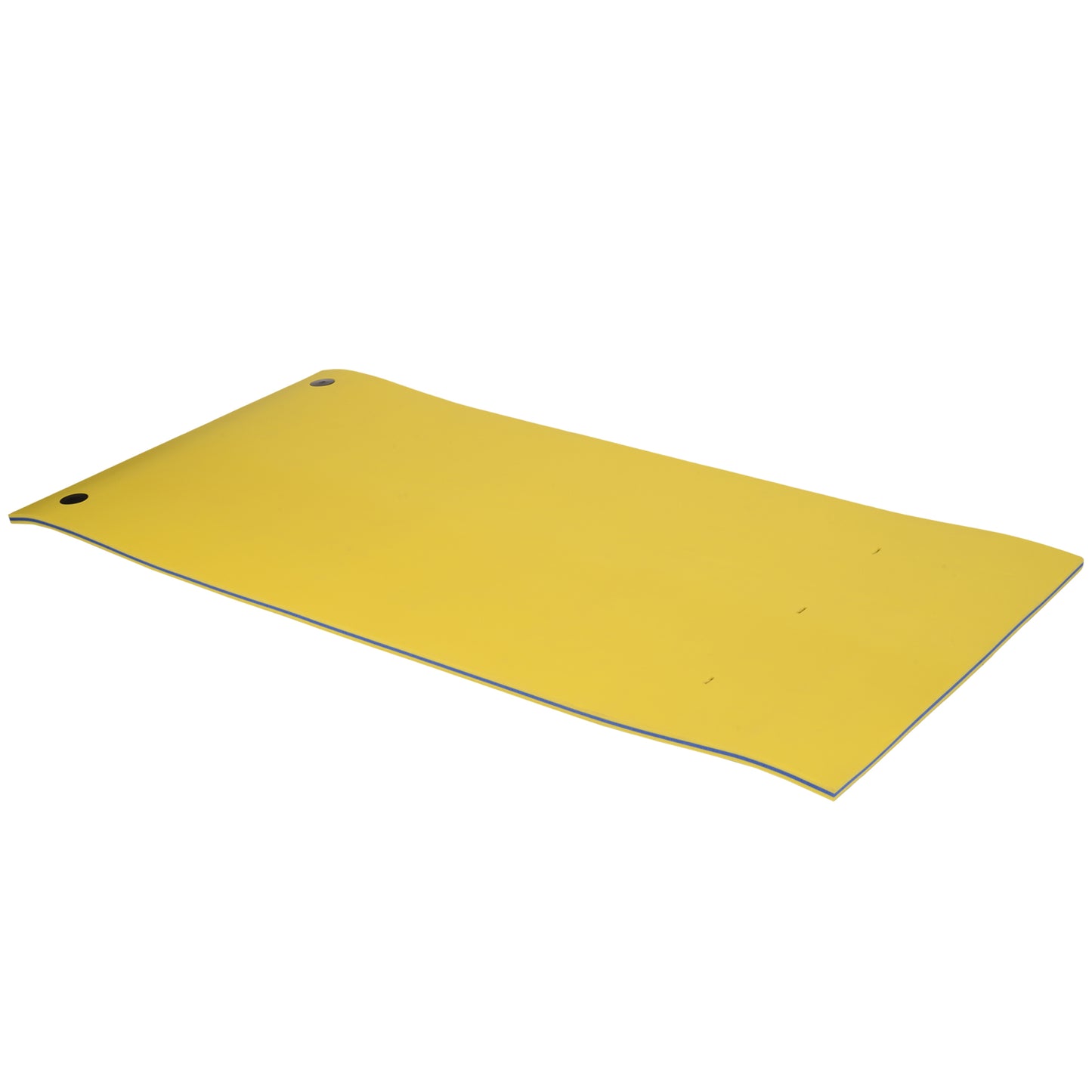 10' x 5' Floating Mat, 3-Layer Swimming Pool Floating Water Mat Portable Foam Raft, Thick and Durable Water Activities Mat for Lake, Oceans, Yellow