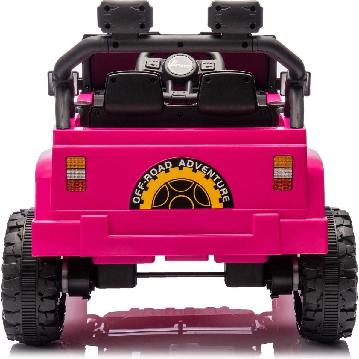 12V Kids Ride On Electric Car W/Parents Control,Dual drive, Four-wheel Suspension,With music,Bluetooth,MP3,USB,with headlights, steering wheel quick release,Slow start for Kids Aged 3-8.