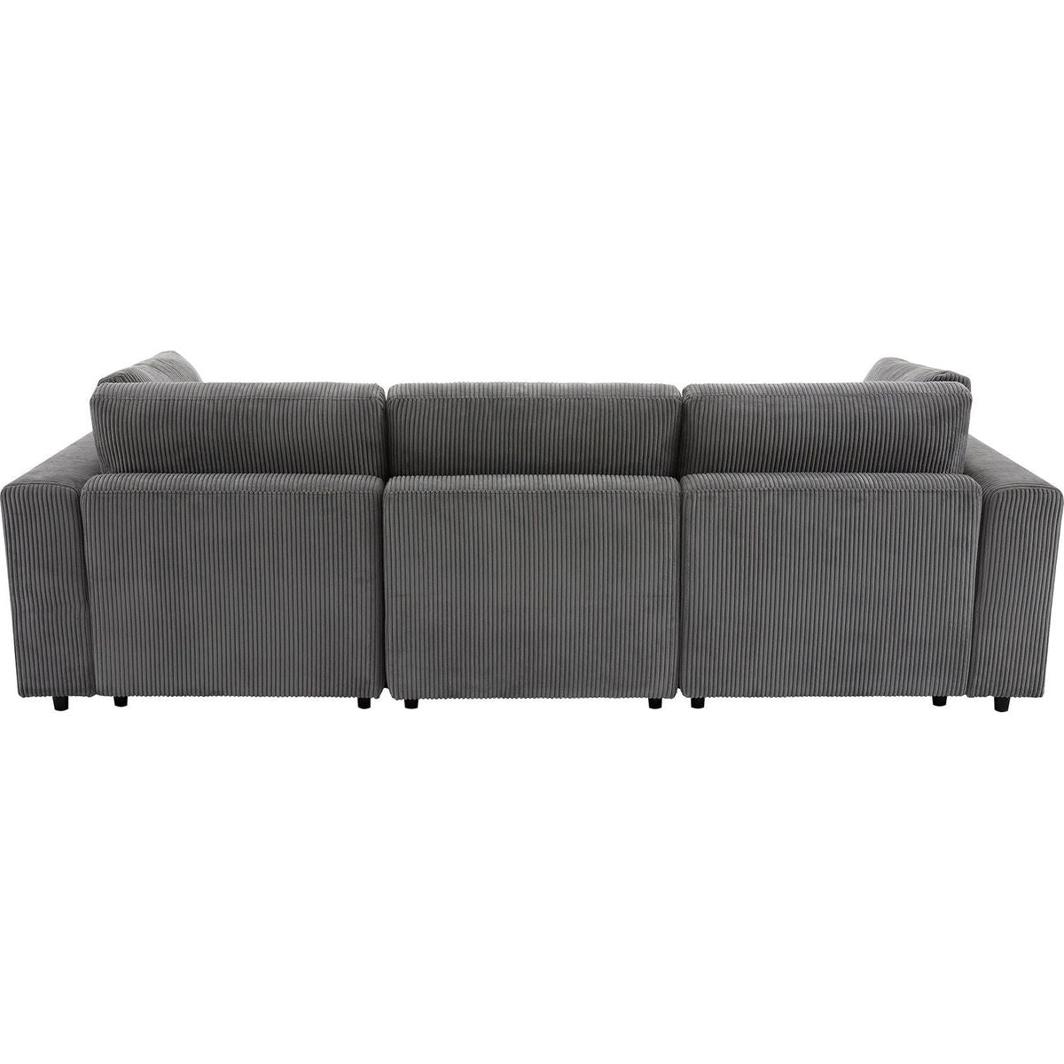 105" 3 Seater Sofa with Removable Back Cushions and 5 Pillows, for Living Room, Apartment, Spacious Space