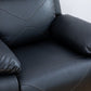 Breathing Leather black recliner chair for adults living room sofa chair with armrest, for home theater