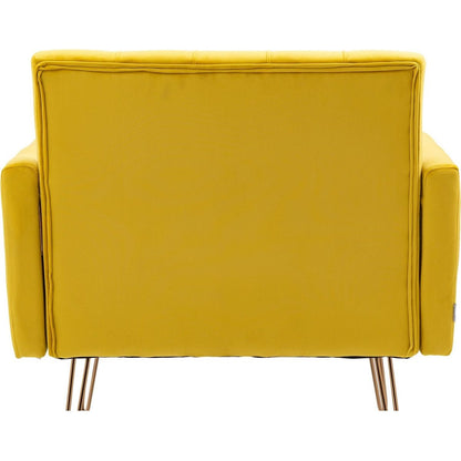 Accent Chair, leisure single sofa with Rose Golden feet