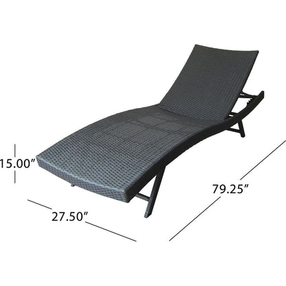 KAUAI PE WICKER CHAISE