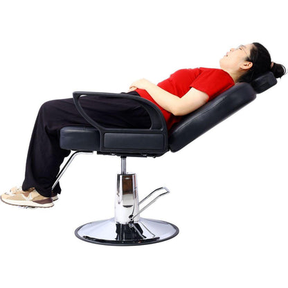 Artist hand Hair Stylist All Purpose Barber Chair for Barbershop Salon Chair,Heavy Duty Hydraulic Barber Chair Spa Furniture Shampoo Reclining Extra Wider Seat Beauty Hair Salon Equipment