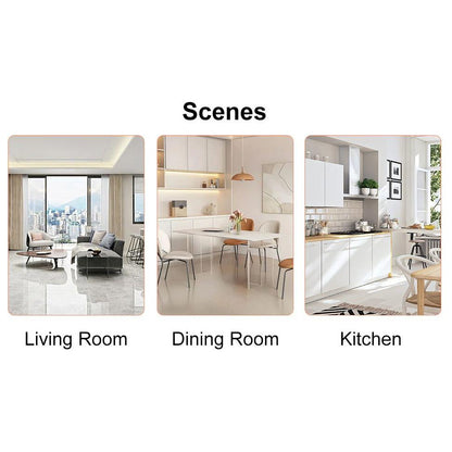 A modern, fashionable, and durable marble textured MDF coffee table with a side table. Match with multiple scenes. Suitable for living room and bedroom.