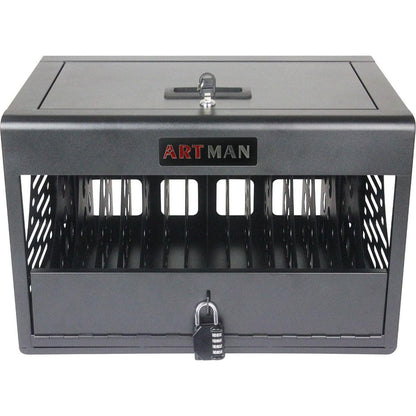16 Bay Charging Cabinet for Laptop,Chromebook, Locking Charging Station-BLACK