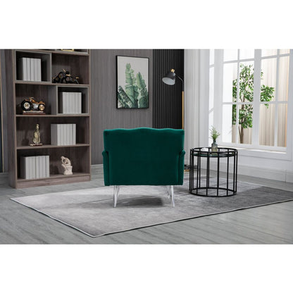 Accent Chair, Living Room Chair / leisure single sofa with acrylic feet