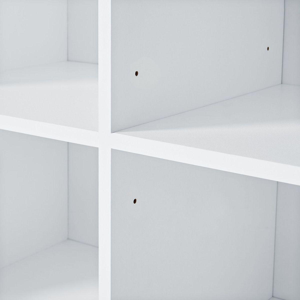 Bathroom Storage Cabinet with Doors and Drawers, Multiple Storage Space, Freestanding Style, Open Shelve, Adjustable Shelf, White