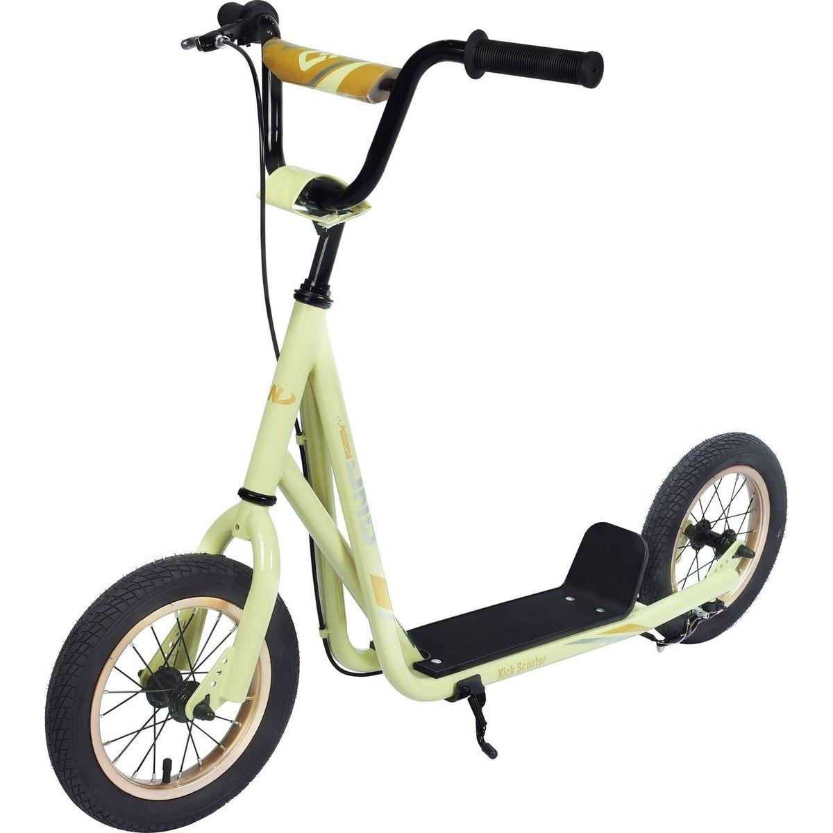 Youth Scooter Kick Scooter for Kids 6+ with Adjustable Handlebar, 12 Inch Inflatable Wheels, Widened non-slip Footboard