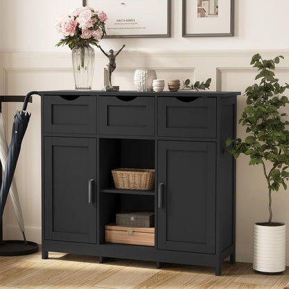 35.4" Wide 3 Drawer Sideboard - Streamdale Furniture