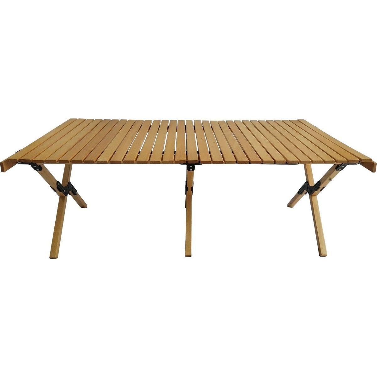 Multi-Function Wooden Foldable Portable Patio Dining Table, Natural Indoor and outdoor universal, Natural