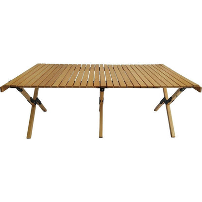 Multi-Function Wooden Foldable Portable Patio Dining Table, Natural Indoor and outdoor universal, Natural
