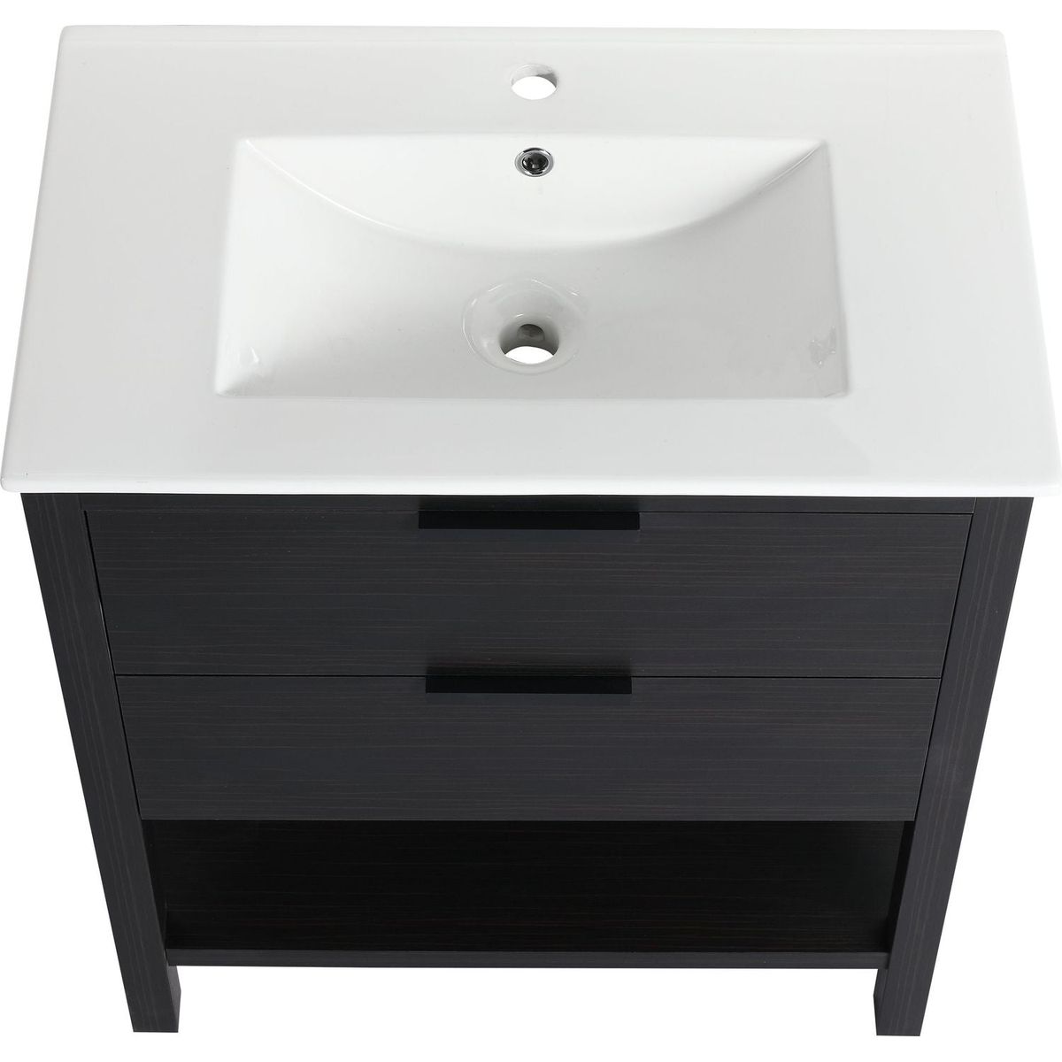 30 inch Bathroom Vanity With Sink and 2 Soft Close Drawers