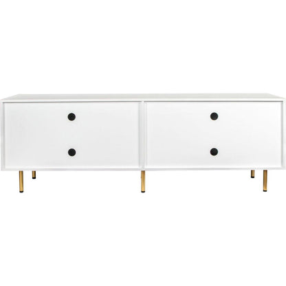 Modern warm white TV cabinet for 80 inch TV Stands, for Living Room Bedroom