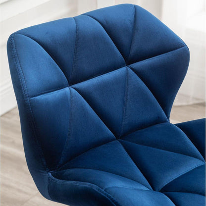 Eldon Diamond Tufted Adjustable Swivel Office Chair, Blue