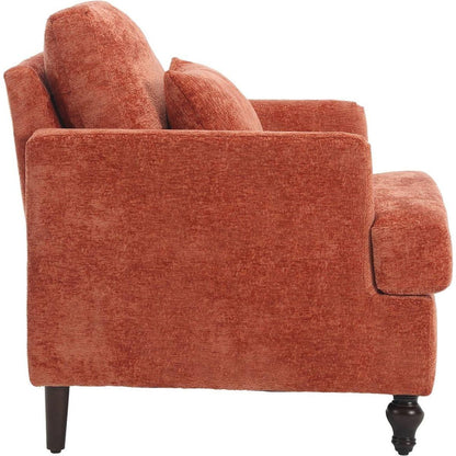 Wood Frame Armchair, Modern Accent Chair Lounge Chair for Living Room