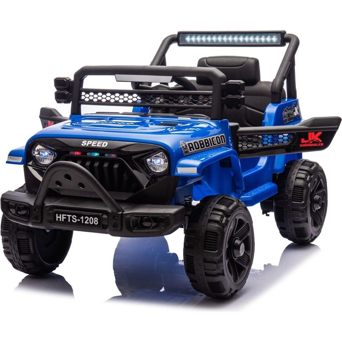 12V Kids Ride On Electric Truck Car W/Parents Control,2WD,Four-wheel suspension,Early education function,Adjustable volume,USB,MP3,Bluetooth,Microphone jack,Power display,LED lights For kids aged 3+.