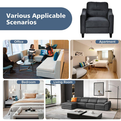 Couch Comfortable Sectional Couches and Sofas for Living Room Bedroom Office Small Space