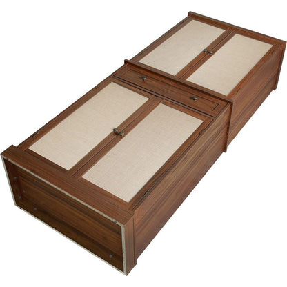 4 Door Cabinet with 1 Drawer, with 4 Adjustable Inner Shelves, Storage Cabinet