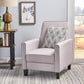 Recliner Push Back Chair for Elegant Home Decor Beige