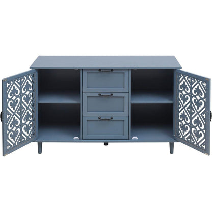 2 Door 3 Drawer Cabinet, American Furniture, Suitable for Bedroom, Living Room, Study
