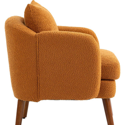 Wood Frame Armchair, Modern Accent Chair Lounge Chair for Living Room