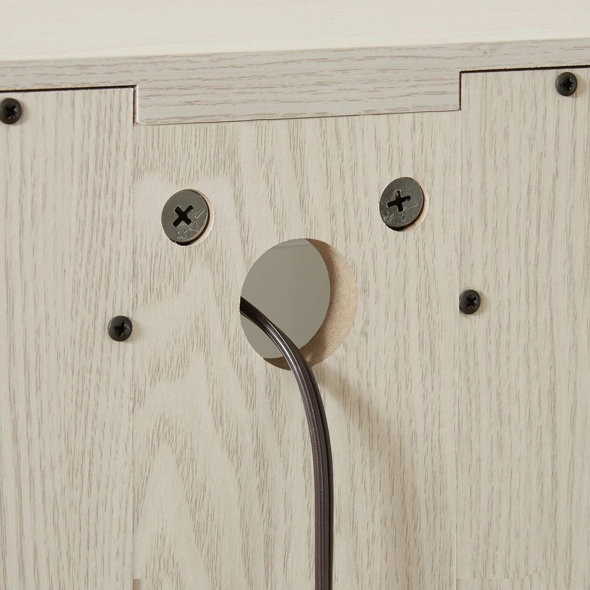 2 Doors Curio Cabinet with Tempered Glass Doors, Curio Cabinets with Mirrored Back Panel and Adjustable Shelves, Lighted Display Cabinet for Home, Office Light Bulb Included White