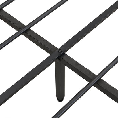 Full Size Metal Platform Bed Frame with upholstery storage function Headboard and USB LINER and Footboard, No Box Spring Needed, Large Under Bed Storage, Easy Assemble