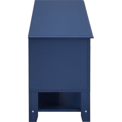 TV Stand for TVs up to 60", Entertainment Center with Multifunctional Storage Space, TV Cabinet with Modern Design, Media Console for Living Room, Bedroom - Streamdale Furniture