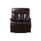 Prague Genuine Top Grain Leather Mannual Recliner