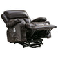 Power Lift Recliner Chair Recliners for Elderly with Heat and Massage Recliner Chair for Living Room with Infinite Position and Side Pocket,USB Charge Port.BROWN