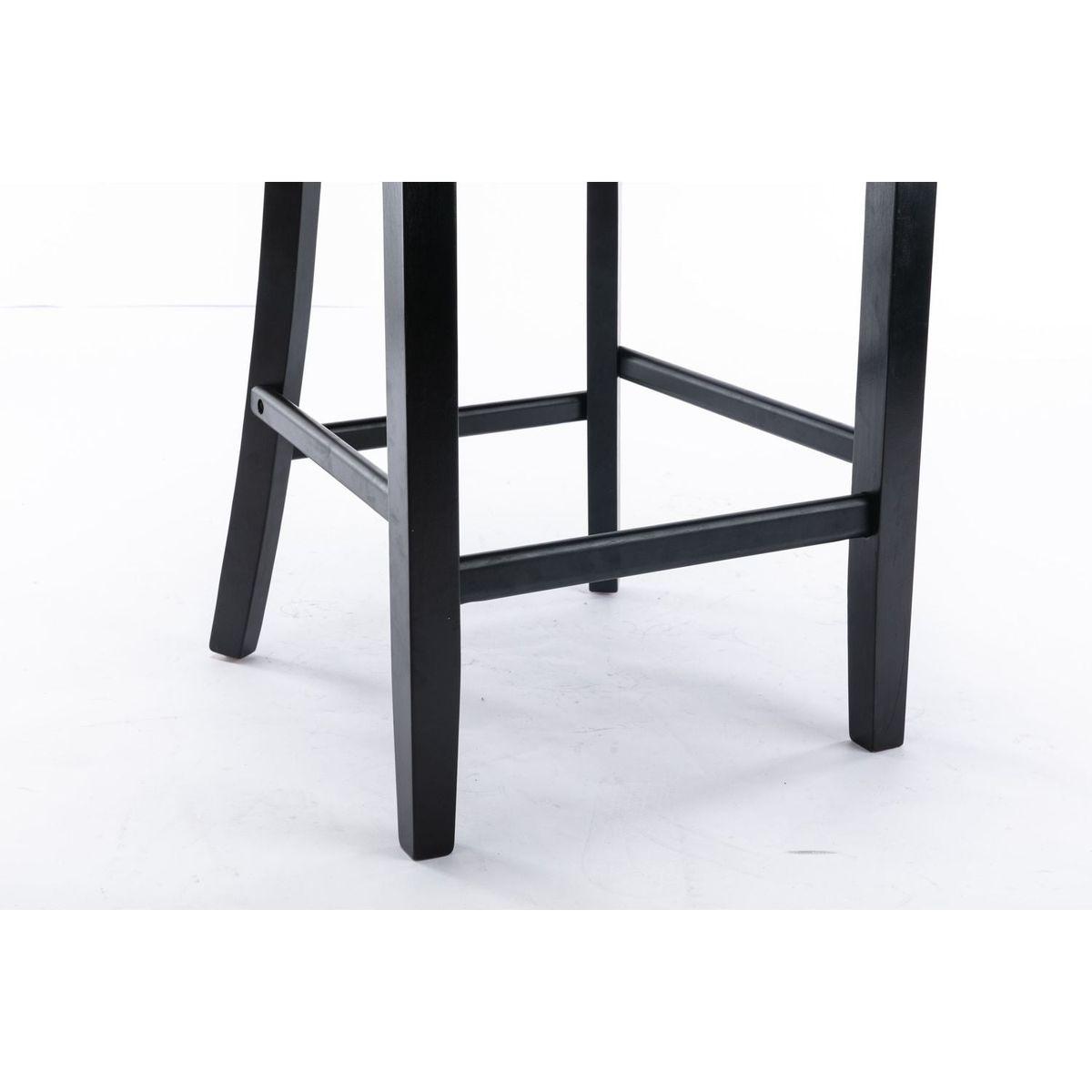 Contemporary Velvet Upholstered Barstools with Button Tufted Decoration and Wooden Legs, and Chrome Nailhead Trim, Leisure Style Bar Chairs,Bar stools, Set of 2 (Gray)