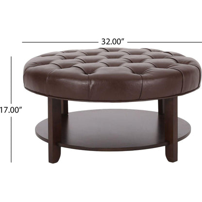 ROUND OTTOMAN