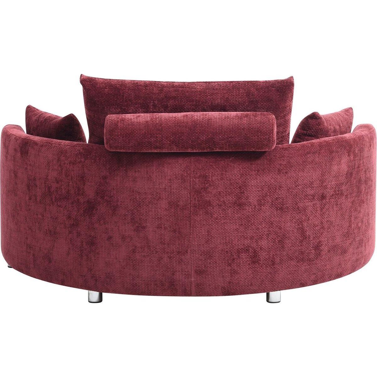 Foldable Sleeper sofa bed, Floor Sofa Chair Bed,multi-functional, circular bed, adjustable Futon Sofa Folding Lazy Sofa couch,double, for balcony, living room, sitting and sleeping sofa,Burgundy