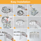 Fancy hanging ceiling lamps luxury modern pendant light crystal chandelier