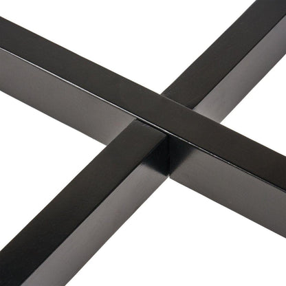 Modern Bar Height 42" Dining Table, Rubberwood Legs and Laminate Table Top, Gray Finish, Black
