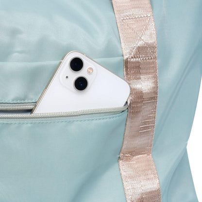 Luggage Sets 4 Piece, Expandable ABS Durable Suitcase with Travel Bag, Carry On Luggage Suitcase Set with 360 Spinner Wheels, Grey Green