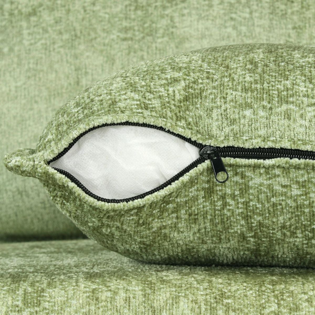 82.67"Convertible Sofa Bed Sectional Sofa Sleeper L-shaped Sofa with a Storage Ottoman,Two Pillows, Two Power Sockets and Two USB Ports for Living Room, Green