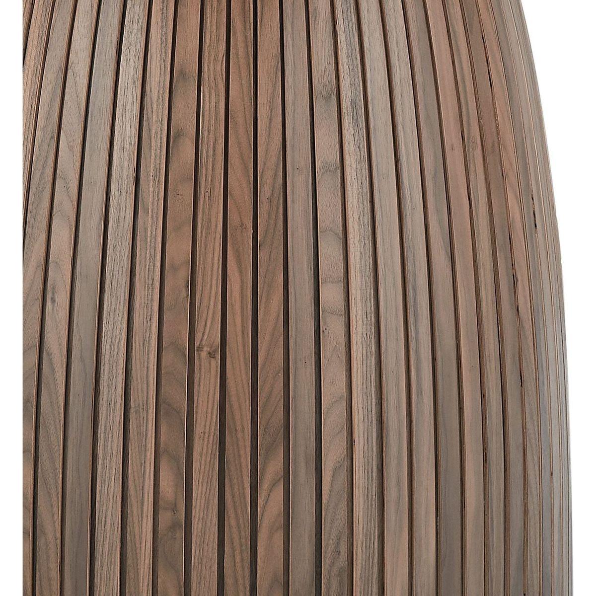 47,24 inch Dining Table for Dining Room 4-6 People Round Dinner Tables Mid-Century Modern Table with Wood Walnut