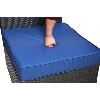 Outdoor Garden Patio Furniture 7-Piece PE Rattan Wicker Cushioned Sofa Sets and Coffee Table, patio furniture set;outdoor couch;outdoor couch patio furniture;outdoor sofa;patio couch