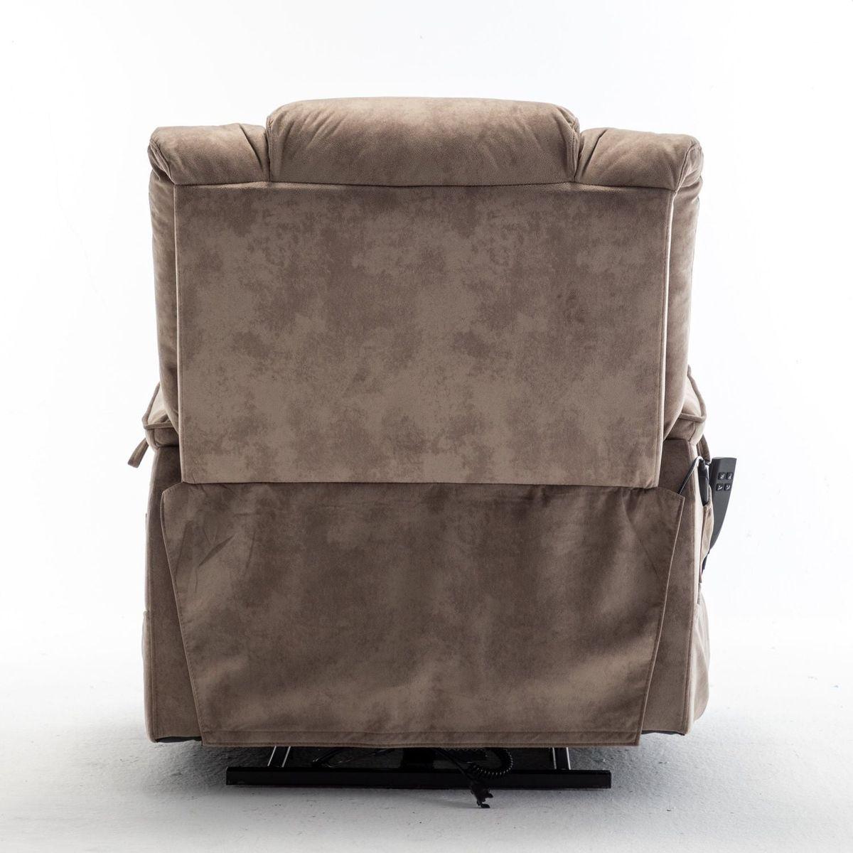 Lounge chair lift chair relax sofa chair sitting room furniture sitting room power supply elderly electric lounge chair (180 degree lying flat) - Streamdale Furniture
