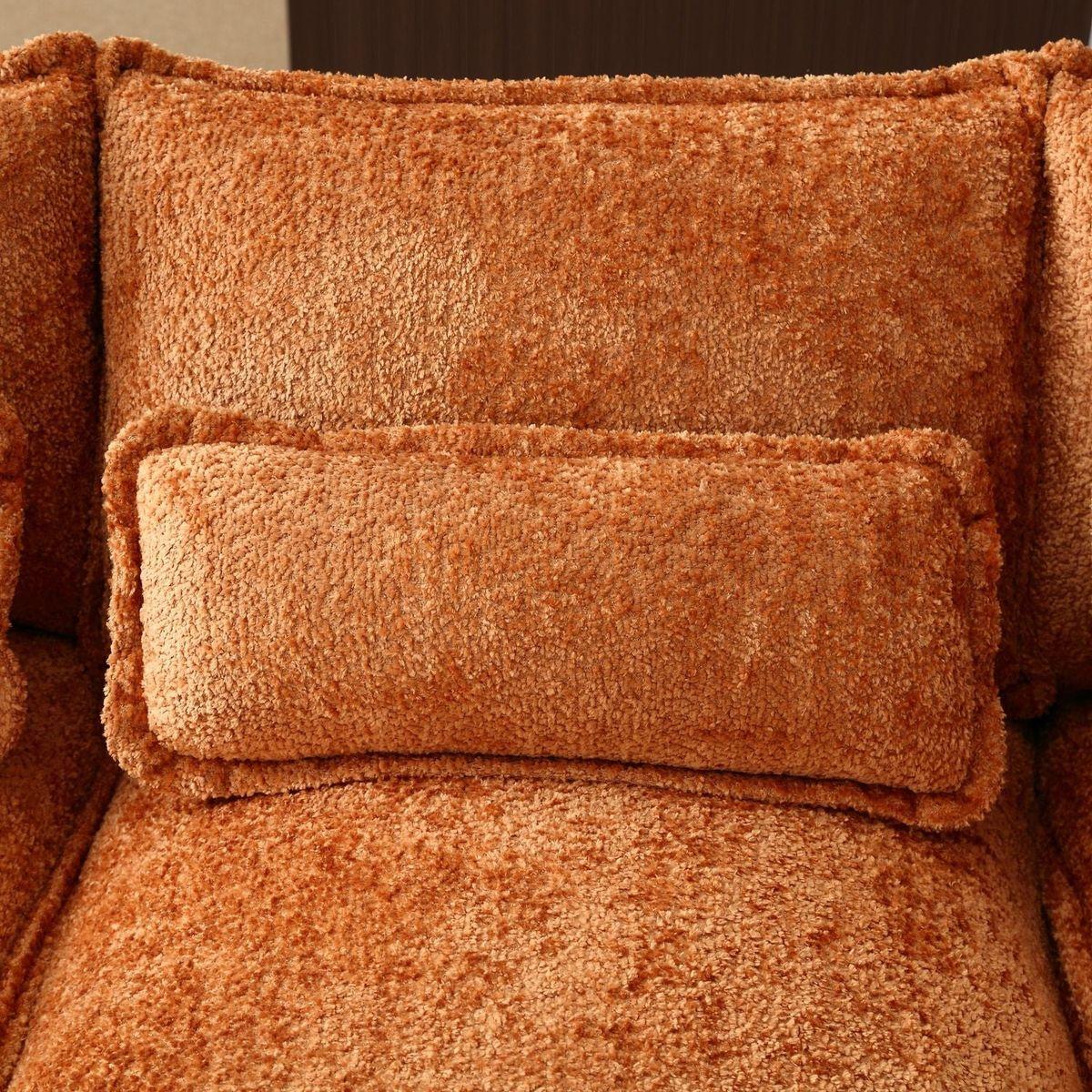 Modern Large chenille Fabric U-Shape Sectional Sofa