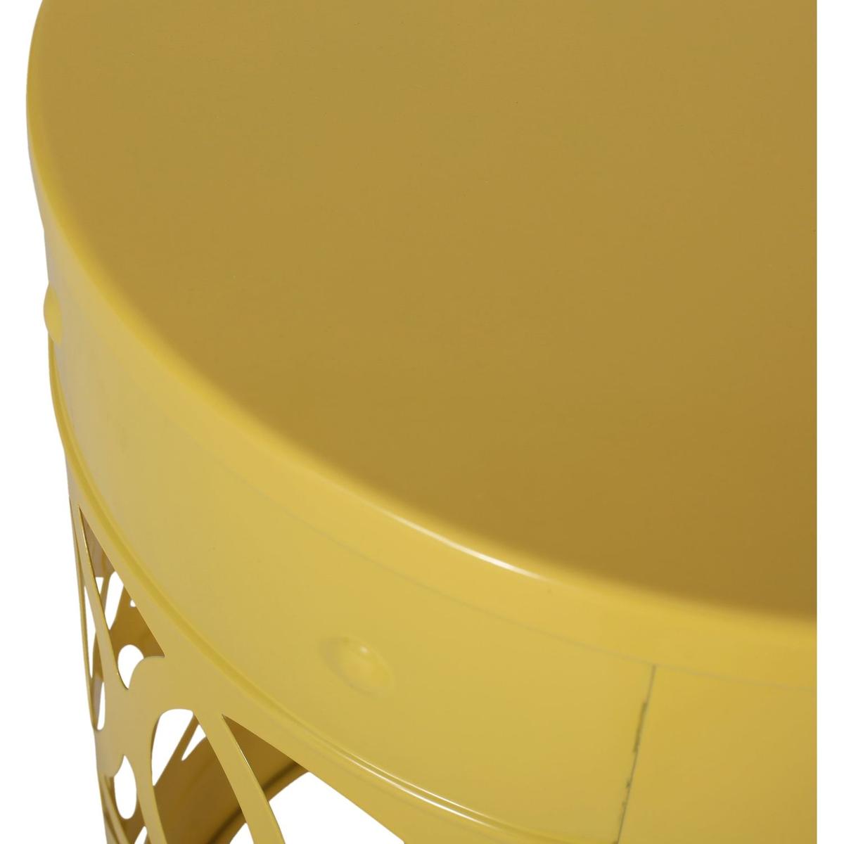 Metal end Table -Large