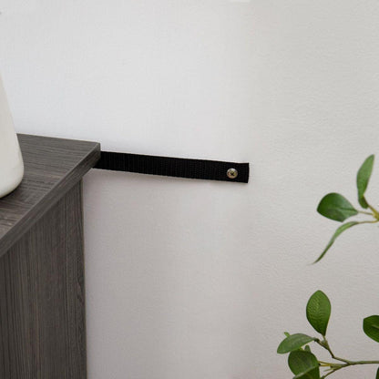 Mantel Stone TV Media Stand with with Faux Stacked Stone Surround, Modern Entertainment Console with Open Storage Space,Grey, 58.31"Wx15.39"Dx26.06"H