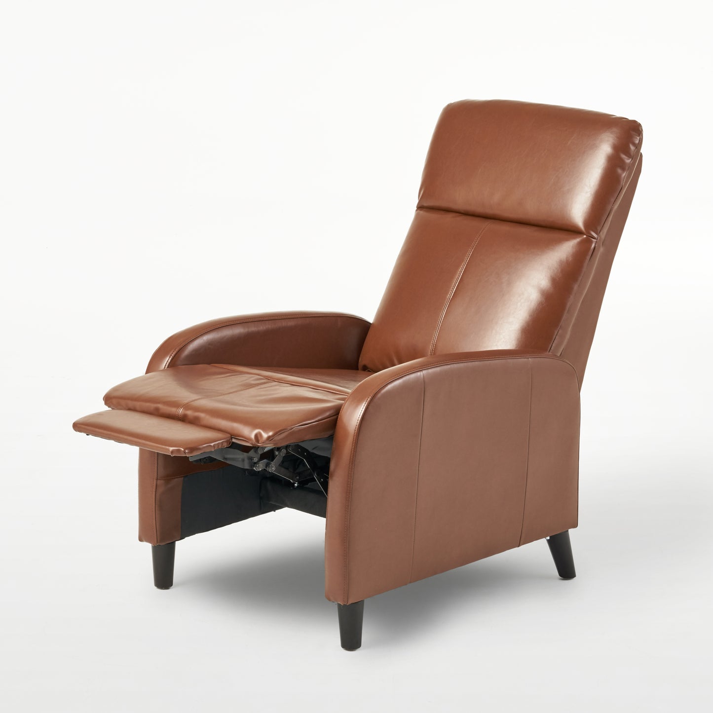 33.5" Wide Faux Leather Push Back Standard Recliner