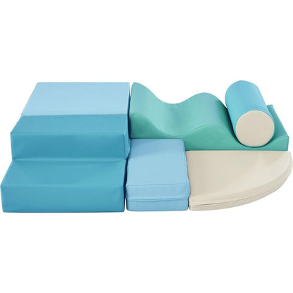 Soft Climb and Crawl Foam Playset 6 in 1, Soft Play Equipment Climb and Crawl Playground for Kids,Kids Crawling and Climbing Indoor Active Play Structure