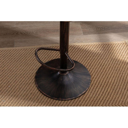 Swivel Bar Stools Set of 2 Adjustable Counter Height Chairs with Footrest for Kitchen, Dining Room 2PC/SET
